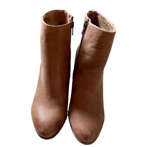 Vionic Kennedy Brown Dark Leather Heeled Ankle Booties, Women’s Size 11 - Picture 8 of 16